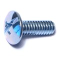 Midwest Fastener 1/4"-20 x 3/4 in Combination Phillips/Slotted Truss Machine Screw, Zinc Plated Steel, 25 PK 63254